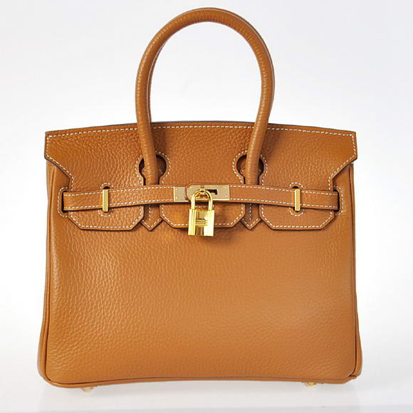 Super A Replica Hermes Togo Leather Birkin 25CM Handbag Black 6068 for you - Click Image to Close